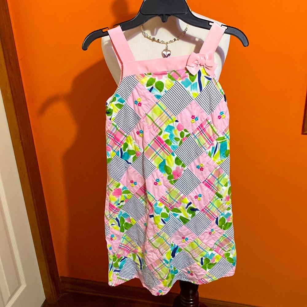 GYMBOREE Girls Dress ~ Super Cute Patchwork Quilted Cotton! EUC
